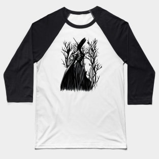 Lady Crow Baseball T-Shirt